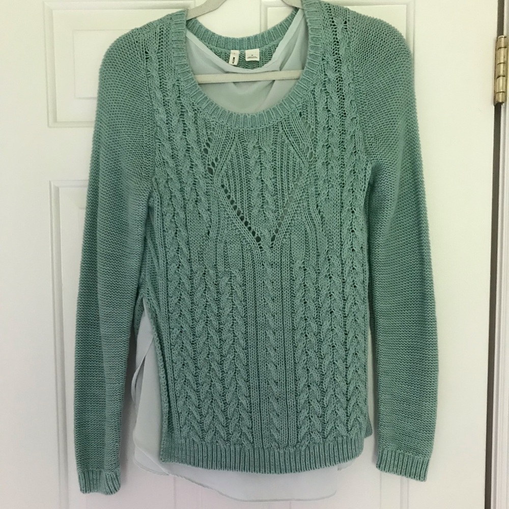 Cute Moth (Anthropologie) Layered Sweater